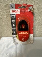 RCA 6FT 3.5mm Audio MP3 Cable AUX New In The Package