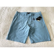 Travis Mathew Men s SZ 40 Blue Hybrid Performance Golf Shorts 11 Inseam NWT