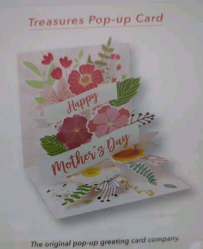Lot 4 Happy Mother's Day Cards 3D Treasures Pop-Up Greeting Card Up With Paper - Picture 5 of 10