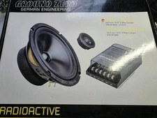Ground Zero GZRC 165.2SQ-IV  16.5cm/ 6.5″ 2way component speaker system-190W 3Oh
