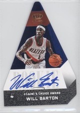 2012-13 Preferred Panini's Choice Award Rookies Blue 47/49 Will Barton Auto 4a1