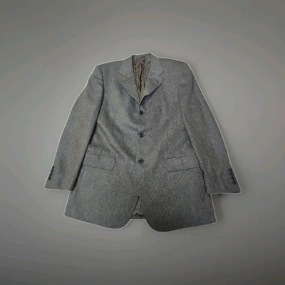 Giovanni Tonella Italienischer Anzug Blazer Jacke Normal Herren Grau Brustumfang 42