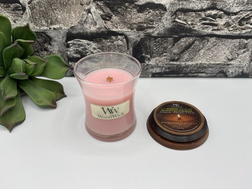 WOODWICK 🌸 Duft Kerze je 85g Knisterdocht 3er SET ROSE + MIMOSA + COCONUT 🌸 - Bild 2 von 7