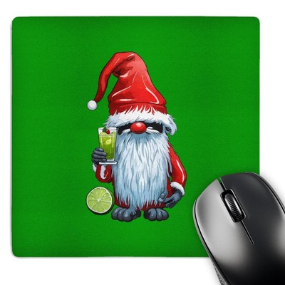 3dRose, Nordic Nisse Gnome Gonk Holding A Glass Of  Lime Margarita, Mouse Pad