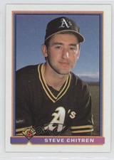 1991 Bowman Steve Chitren #214 1g9