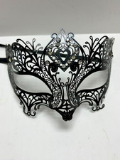 Unusual Metal Venetian Eye Mask Perfect for Masquerades and Handmade in Venice
