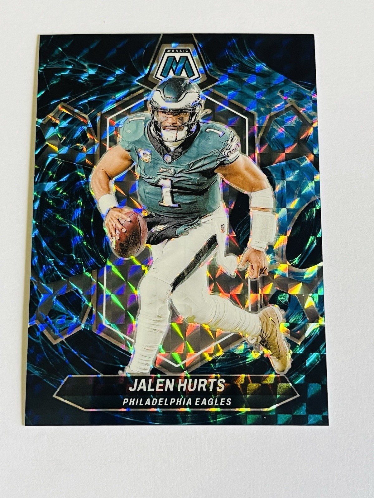 2024 Panini Mosaic - Jalen Hurts #176 Genesis Mosaic Prizm Case Hit SP