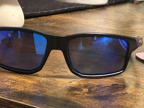 Oakley Gibson sunglasses black frames w/blue prizm lenses