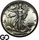 1940 Walking Liberty Half Dollar, Solid Gem BU++