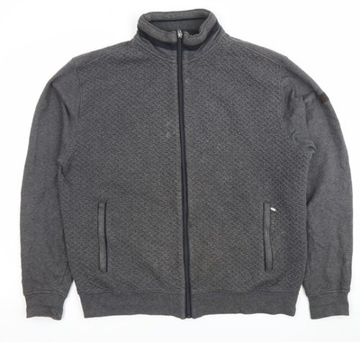 Baileys Sweatshirtjacke Herren grau XL Full Zip mit Taschen
