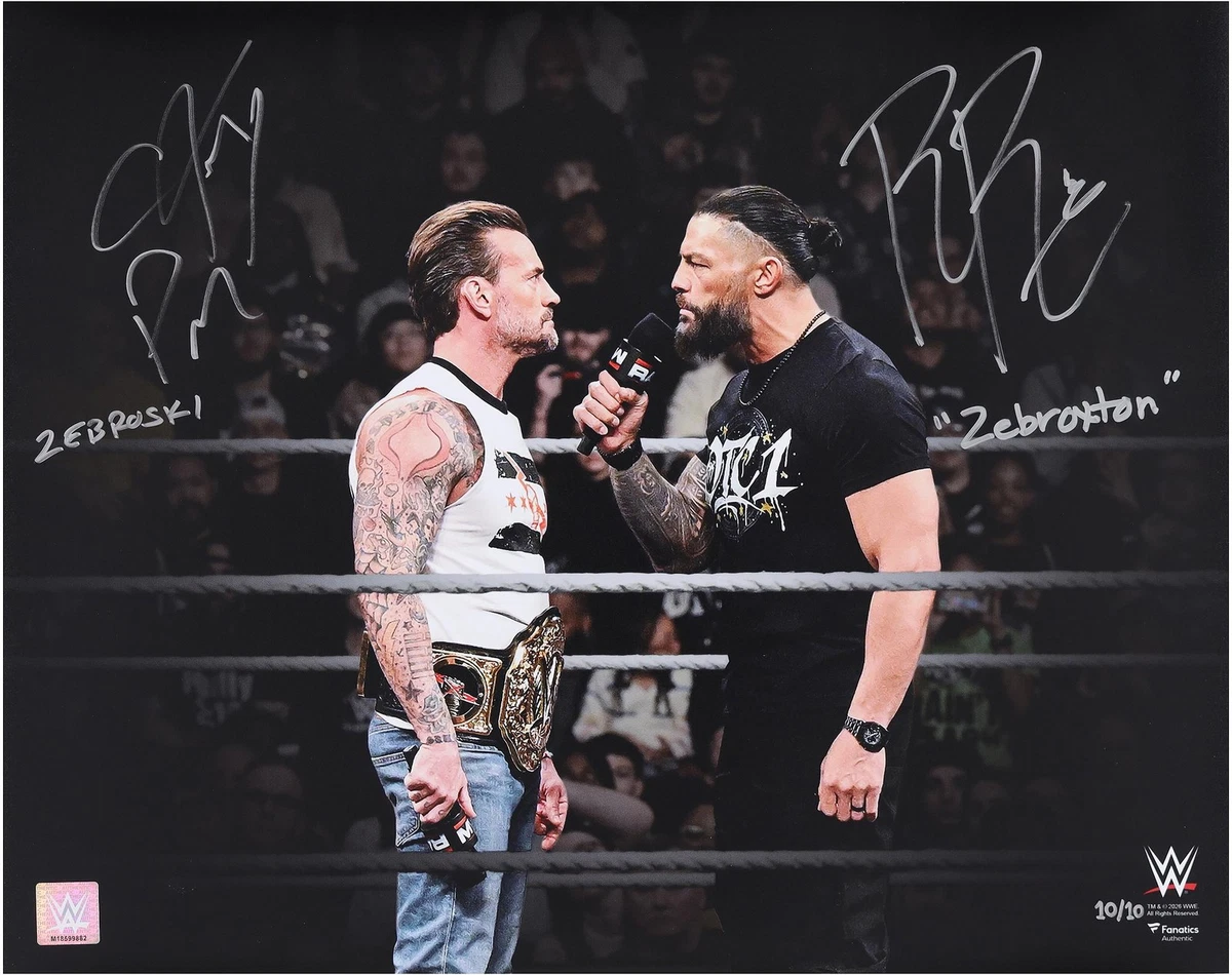 CM Punk WWE Wrestling Original Autographed Photos for sale | eBay