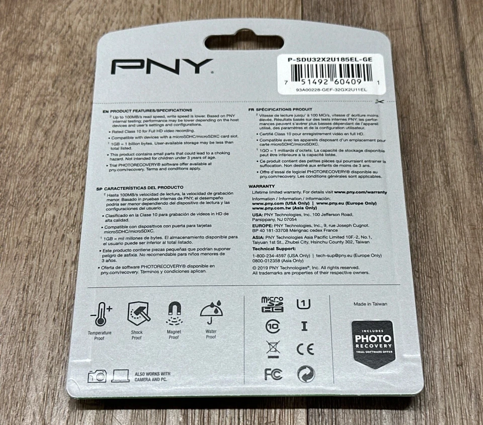 PNY 32GB X2 Elite UHS-I microSDHC Memory Cards ~ Fast Shipping ~ Factory Sealed~ - Image 2 of 4