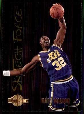1994-95 SkyBox SkyTech Force Karl Malone Utah Jazz #SF13