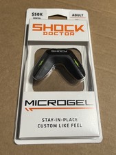 Shock Doctor Mouthguard - MICROGEL - Slim - Black/Green - ADULT 11 