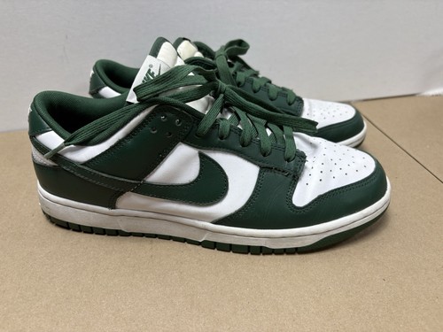 Nike Dunk Low Retro Michigan State Green White Mens Sizes DD1391-101