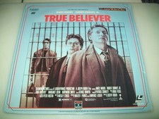 TRUE BELIEVER Laserdisc LD VERY GOOD CONDITION ROBERT DOWNEY JR. STARS 