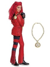 Descendants RED  Light Up Watch Halloween Costume 7/8 Deluxe Disney Kids Girls