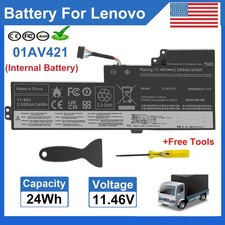 24WH 01AV421 01AV489 Internal Battery For Lenovo ThinkPad T470 T480 A475 A485