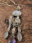 Handcrafted Sterling Moonstone Pendant Necklace — photo 3