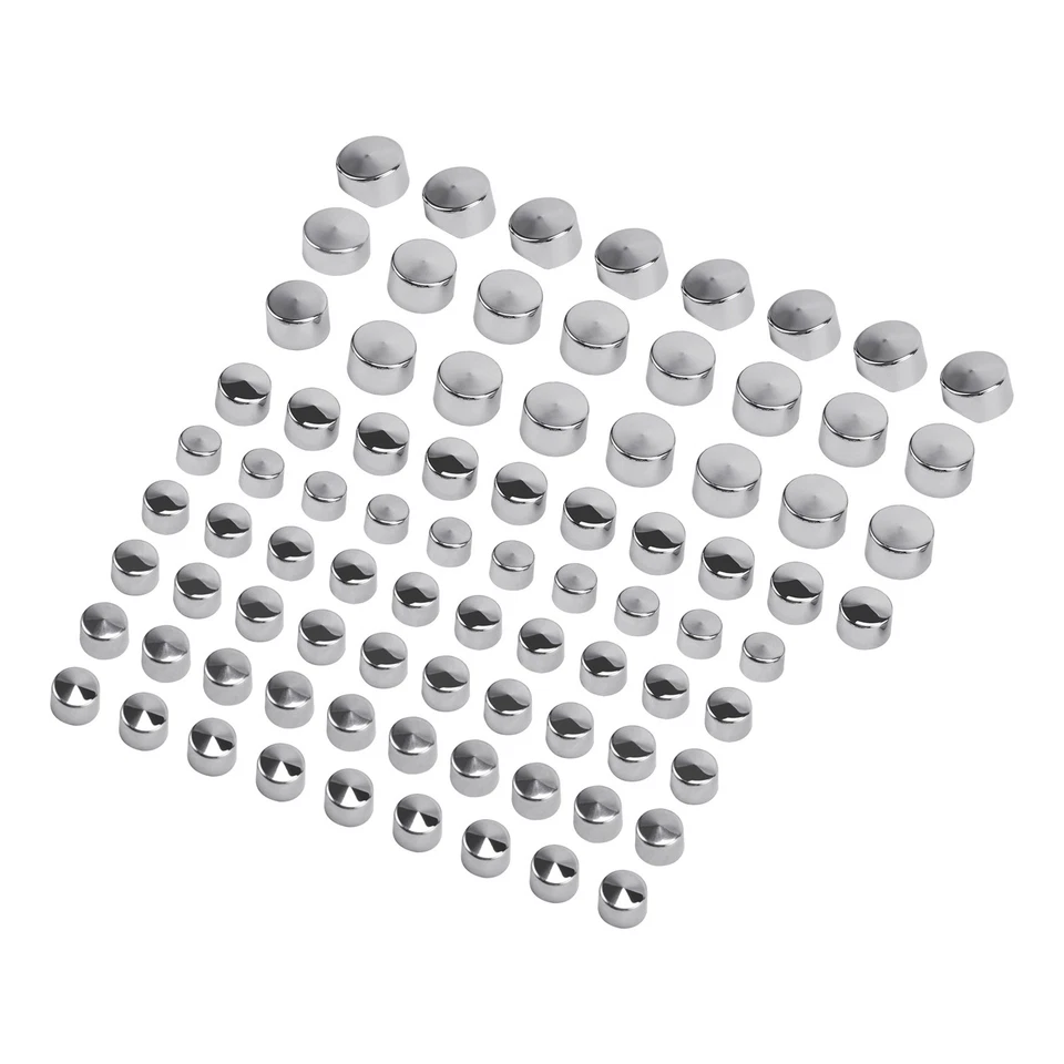 Kit de tapa de perno completo de motor cromado 83 piezas apto para Harley Davidson Twin Cam Evo Foto 3 de 4