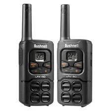 Bushnell LPX150 Walkie Talkie 2 Way Radio Set 20 Mile Range Rechargeable Batt...
