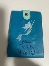 Ariel Little Mermaid Embroidered Leather Mirror Disney Souvenir Near Mint