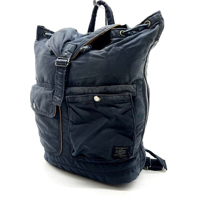 #ad #ad PORTER Yoshida amp; Co. Tanker Daypack Backpack Iron Blue Navy Nylon $125.99
