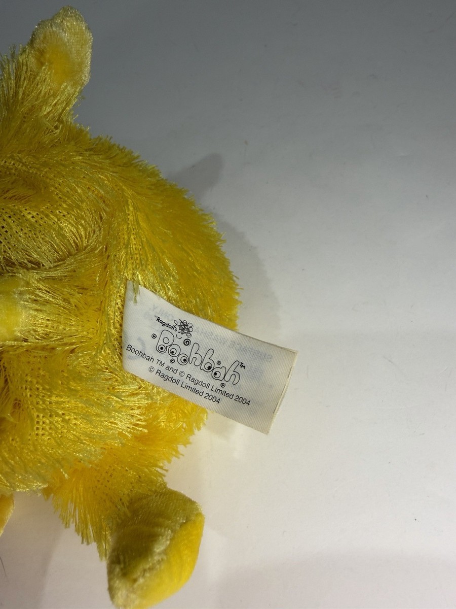 2004年アメリカ購入Boohbahブーバー人形ヴィンテージ keikiii 2004 Hasbro Boohbah Yellow Humbah Plush Toy 6 Inches Stuffed