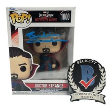 BENEDICT CUMBERBATCH SIGNED AUTO DOCTOR STRANGE FUNKO POP 1000 BECKETT MARVEL