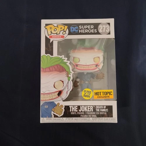 Funko Pop! DC - Joker Death of Family #273 Glow GITD Hot Topic Excl Vinyl Figure