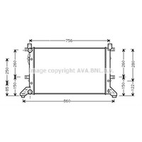 Ava Quality Cooling WasserküHler Mechanisch GefüGt FüR Vw Lt 28-46 Ii Kasten