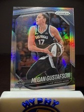 2025 Panini Prizm WNBA Megan Gustafson Silver Prizm #49 - Las Vegas Aces