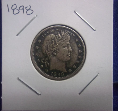 1898 Barber Quarter 25C