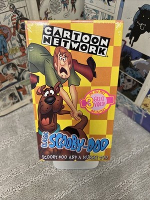 Cartoon Networks Scooby-Doo And A Mummy Too Sealed VHS w Watermark DEXTER BONUS!