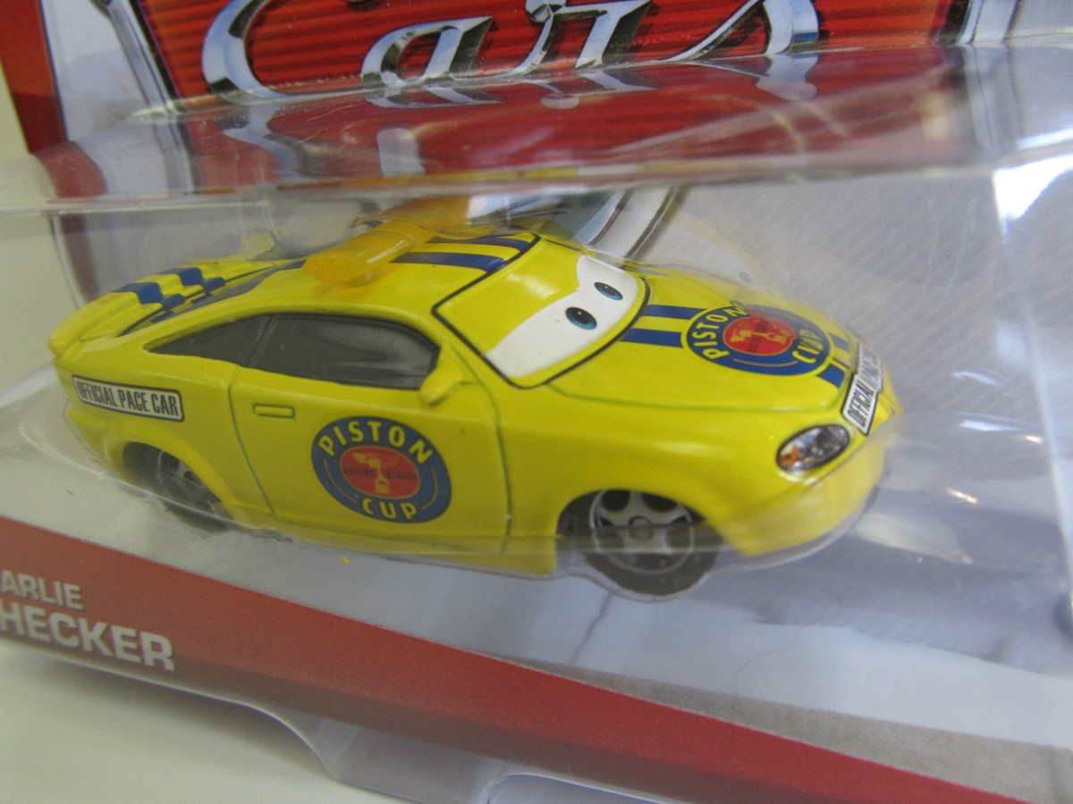 Disney PIXAR Cars PISTON CUP - CHARLIE CHECKER Car - Ages 3 & up