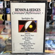 Benson and Hedges Command Performance Vol 1 Cassette Tested Spotlights The 70's