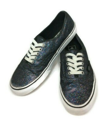 mens glitter vans