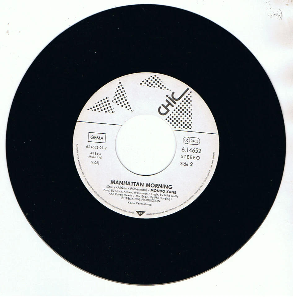 MONDO KANE 7" SINGLE NEW YORK AFTERNOON - Bild 4 von 4