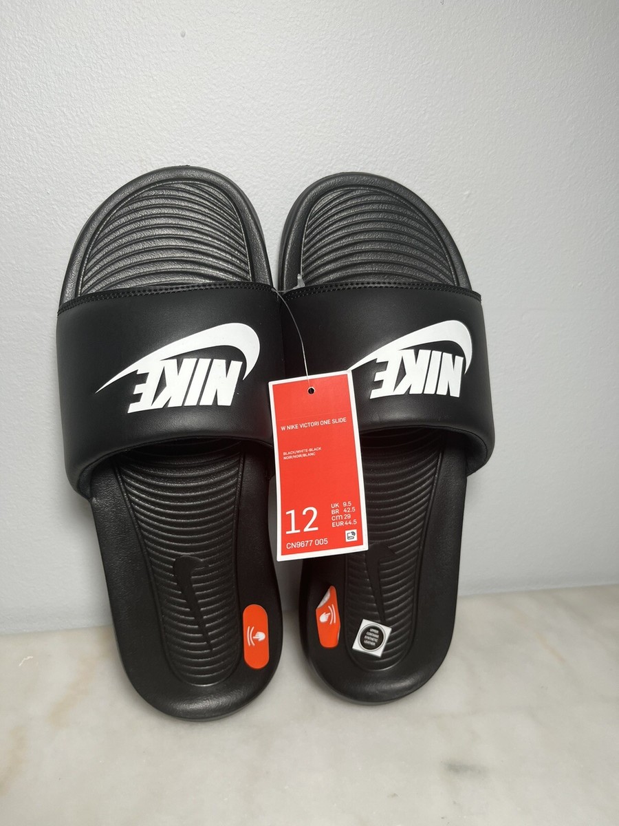 Nike Victori One Slides Sandals Black/White CN9677-005