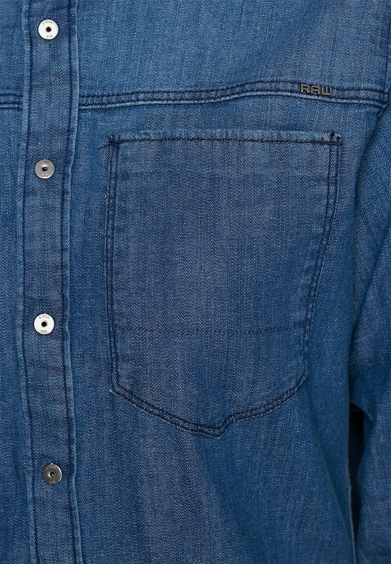 G-Star RAW ARC BOILER SUIT LT WT STRETCH DENIM MEDIUM AGED XS image 8