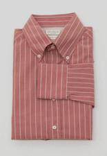 NWT Brunello Cucinelli Men's "Slim Fit" Pinstripe Button-Down Dress Shirt M A242