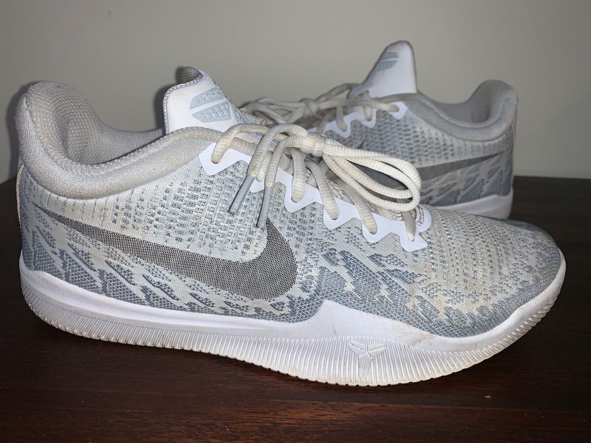 Nike Mamba Rage Kobe 908972-100 Men's Size 8.5 White Pure Nike Mamba Rage Kobe 908972-100 Men's Size 8.5 White Pure