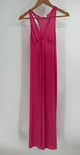 Vintage Vanity Fair Slip Dress Nightgown Women's Size Small Pink Long