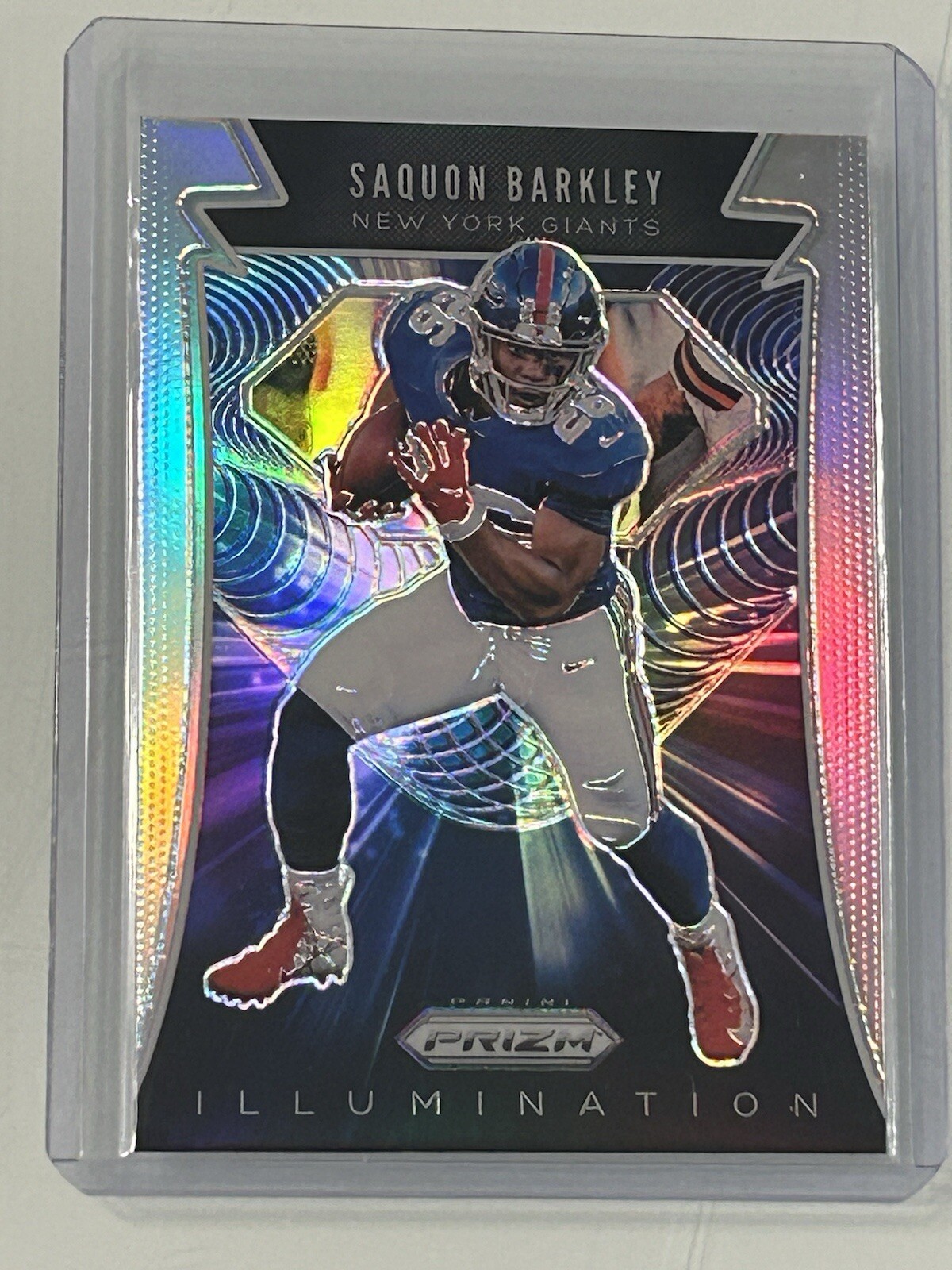 🔥2019 Panini Prizm Saquon Barkley SSP Rare Case Hit Illumination 2nd Year