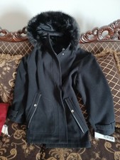 Intl D.e.t.a.i.l.s Women'scoat With Lined Hood And Collar