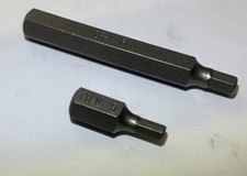 H4 H5 H6 H7 H8 H10 H12 Hex Allen Bits 30mm & 75mm - 10mm Hex Drive - CRV