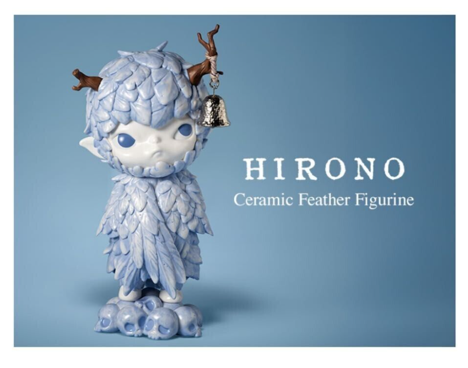 HIRONO Shelter ビッグサイズ　ceramic feather HIRONO Shelter ビッグサイズ ceramic feather POP-MART Hirono