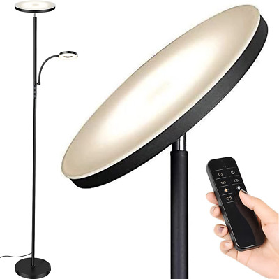 Floor Lamp 42W 3700LM Super Bright LED Torchiere Living Room Lamp with Light
