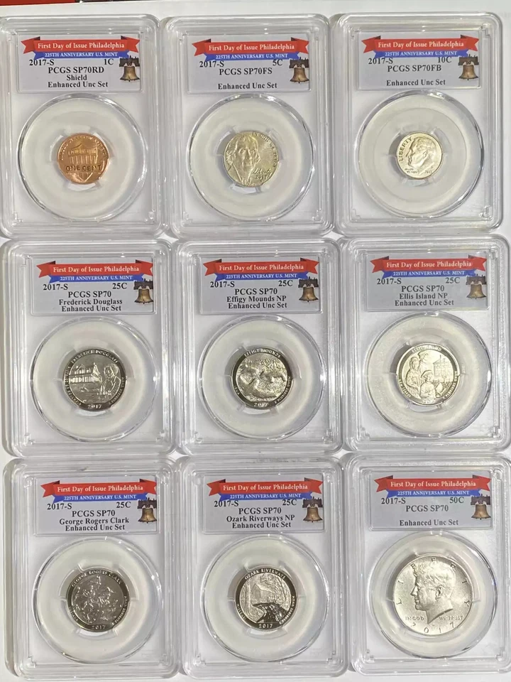 2017-S Dollar Sacagawea PCGS SP-70 Native Amer. Enh Unc Set Randy Tenton Sign - Image 2 of 3