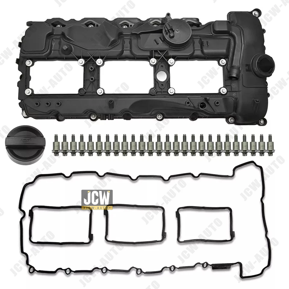 Оригинальная крышка клапана двигателя с прокладкой для 2011-2014 BMW X3 X5 X6 335i 535i xDrive 3.0 - Изображение 3 из 4